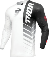 Tricou Moto Mx/Enduro Prime Analog Black/White 2024