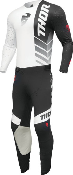 Tricou Moto Mx/Enduro Prime Analog Black/White 2024