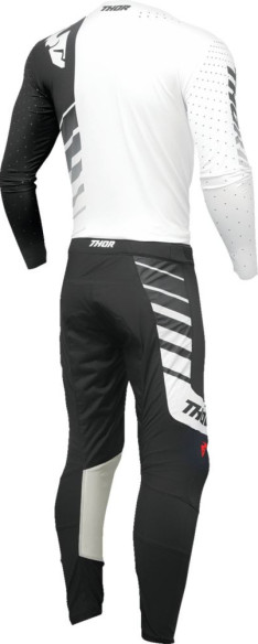 Tricou Moto Mx/Enduro Prime Analog Black/White 2024