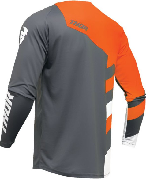 Tricou Moto Mx/Enduro Sector Checker Charcoal/Orange 2024