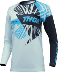 Tricou Moto Mx/Enduro Dama Sector Split Starlight Blue/Black 2024