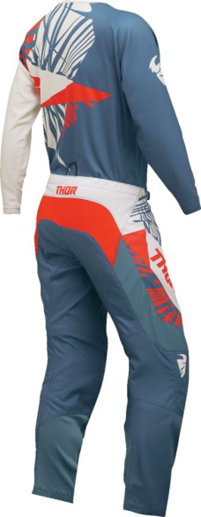 Tricou Moto Mx/Enduro Dama Sector Split Blue Steel/Vintage White 2024