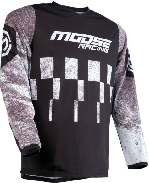 Tricou Moto Enduro/MX Qualifier Black/White 24