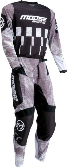 Tricou Moto Enduro/MX Qualifier Black/White 24