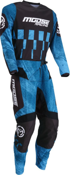 Tricou Moto Enduro/MX Qualifier Black/Blue 24