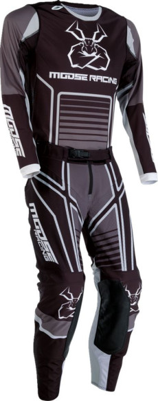 Tricou Moto Enduro/MX Agroid Black/White 24