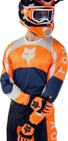 Tricou Moto MX/Enduro 180 Nitro Orange Flo