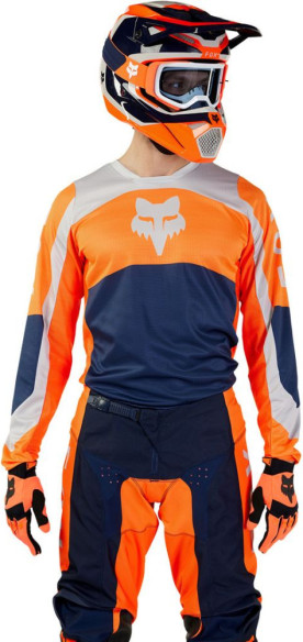 Tricou Moto MX/Enduro 180 Nitro Orange Flo