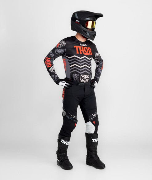 Tricou Moto MX/Enduro Prime Aloha Black/Gray 24