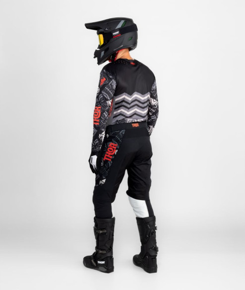 Tricou Moto MX/Enduro Prime Aloha Black/Gray 24