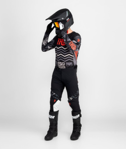 Tricou Moto MX/Enduro Prime Aloha Black/Gray 24