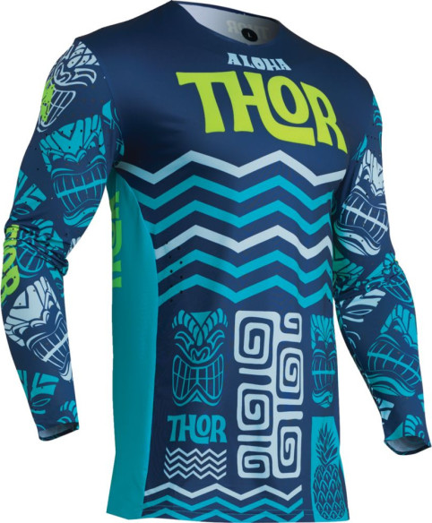Tricou Moto MX/Enduro Prime Aloha Navy/Aqua 24