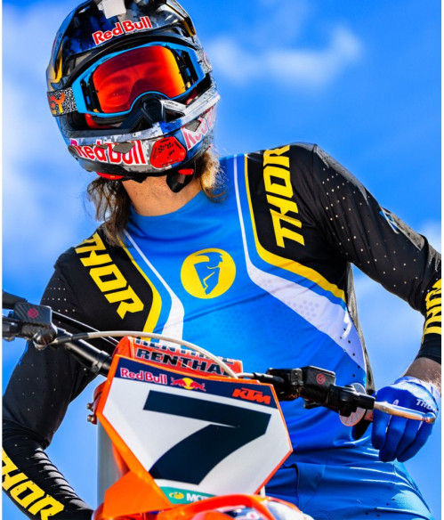 Tricou Moto MX/Enduro Prime Jazz Blue/Black 24