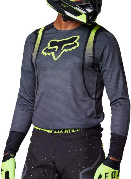 Tricou Moto MX/Enduro 360 Vizen Black/Gray/Yellow Fluo 24