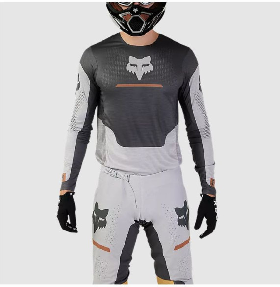 Tricou Moto MX/Enduro Flexair Optical Steel Grey 24