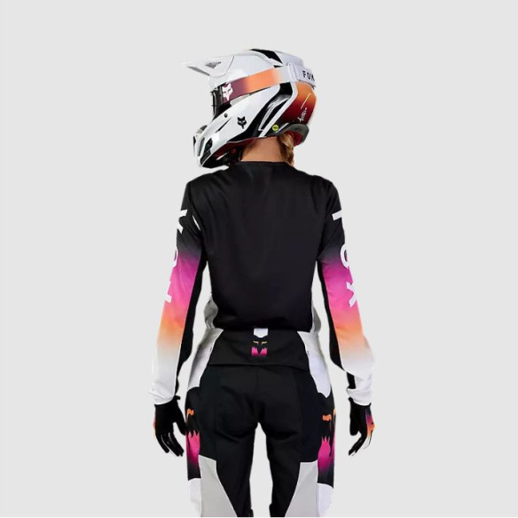 Tricou Moto MX/Enduro Dama 180 Flora Black/Pink 24