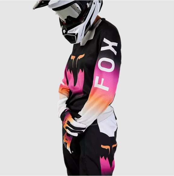 Tricou Moto MX/Enduro Dama 180 Flora Black/Pink 24