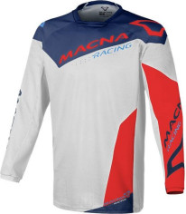 Tricou Moto MX/Enduro BACKYARD-1 White/Blue/Red