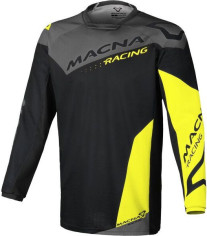 Tricou Moto MX/Enduro BACKYARD-1 Black/Grey/Yellow Fluo