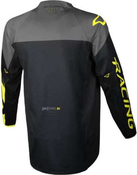 Tricou Moto MX/Enduro BACKYARD-1 Black/Grey/Yellow Fluo