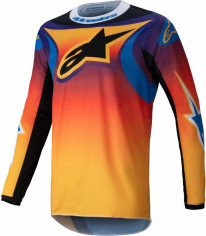 Tricou Moto MX/Enduro Fluid Wurx Orange/Blue/Black 24