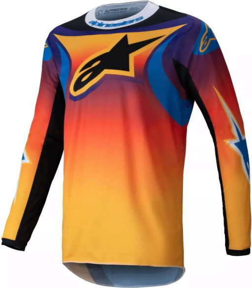 Tricou Moto MX/Enduro Fluid Wurx Orange/Blue/Black 24