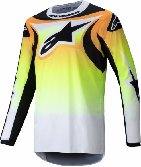 Tricou Moto MX/Enduro Fluid Wurx Yellow/Orange/Black/White 24