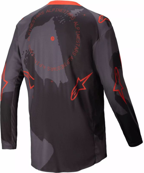 Tricou Moto MX/Enduro Racer Hollow Dark Camo/Red 24