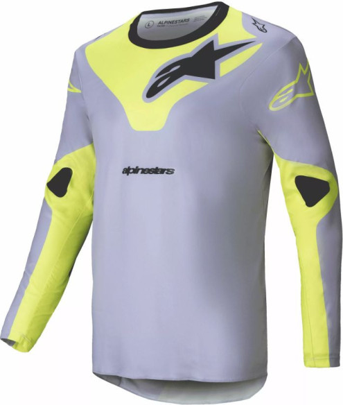 Tricou Moto MX/Enduro Racer Veil Grey/Yellow 24