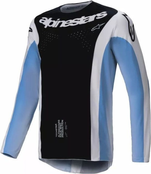 Tricou Moto MX/Enduro Techstar Melt Black/Blue/White 24