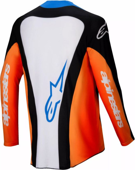 Tricou Moto MX/Enduro Techstar Melt Orange/Black/Blue/White 24
