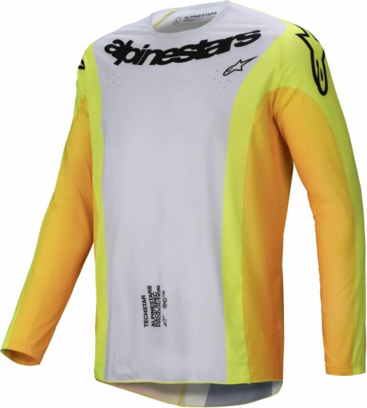 Tricou Moto MX/Enduro Techstar Melt Yellow/Orange/White/Black 24