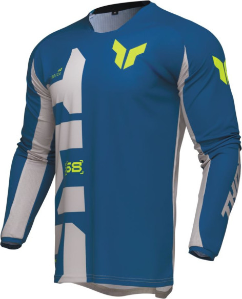 Tricou Moto MX/Enduro Launchmode Forge Blue 25
