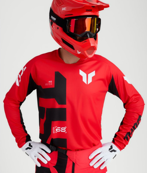Tricou Moto MX/Enduro Launchmode Forge Red 25