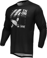 Tricou Moto MX/Enduro Launchmode Brave Black/Gray 25