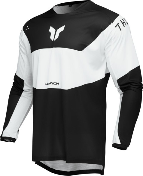 Tricou Moto MX/Enduro Launchmode Storm Black 25