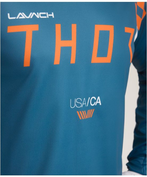 Tricou Moto MX/Enduro Launchmode Zone Blue 25