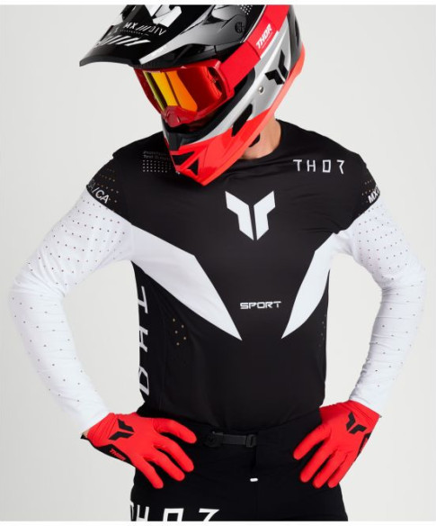 Tricou Moto MX/Enduro Sportmode Strike Black 25