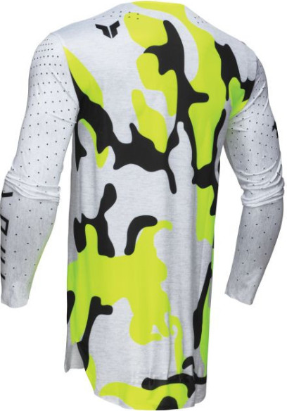 Tricou Moto MX/Enduro Sportmode Riot White/Acid 25