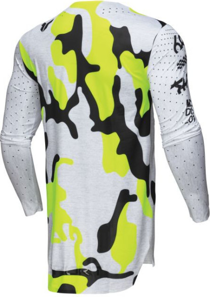 Tricou Moto MX/Enduro Sportmode Riot White/Acid 25