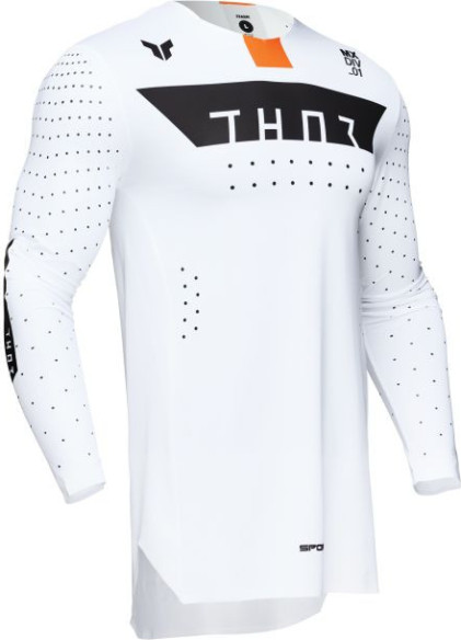 Tricou Moto MX/Enduro Sportmode Rogue White/Orange 25