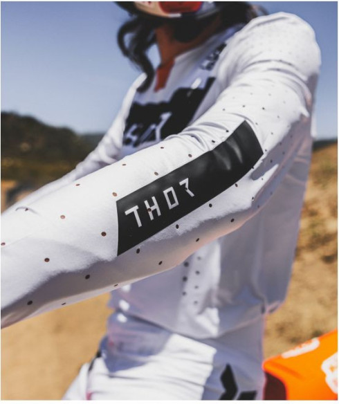 Tricou Moto MX/Enduro Sportmode Rogue White/Orange 25