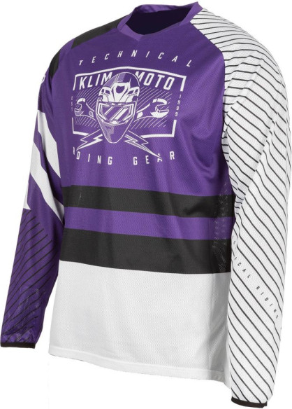Tricou Moto MX/Enduro Petrol Octane Heliotrop/White 24