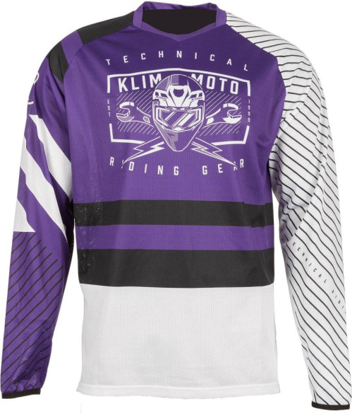 Tricou Moto MX/Enduro Petrol Octane Heliotrop/White 24