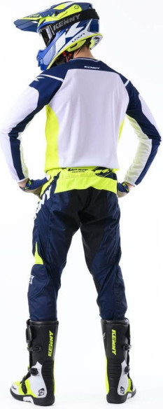 Tricou MX/Enduro Force Navy Neon Yellow 24