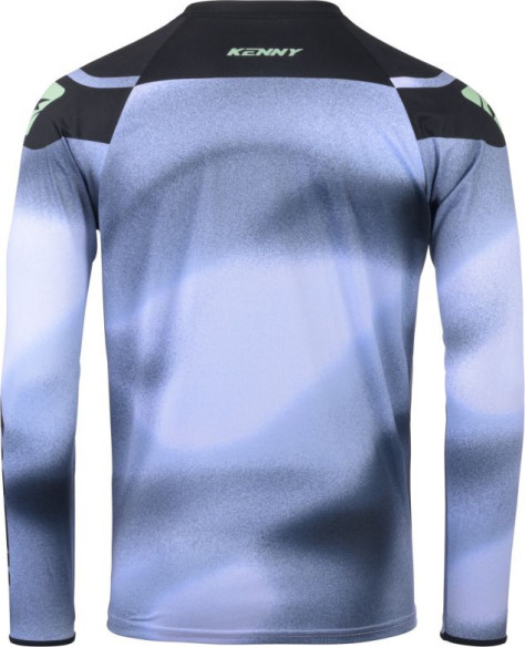 Tricou Moto MX/Enduro Force Fog Grey/Black/Green 25