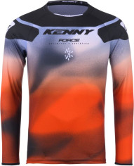 Tricou Moto MX/Enduro Force Fog Orange/Black/Grey 25