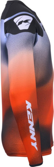 Tricou Moto MX/Enduro Force Fog Orange/Black/Grey 25