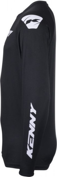 Tricou Moto MX/Enduro Force Solid Black/White 25