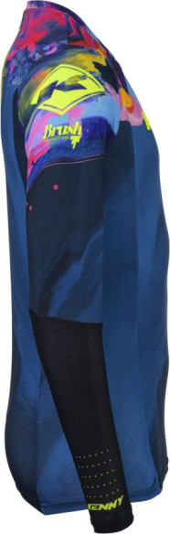Tricou Moto MX/Enduro Performance Brush Blue/Yellow/Red 25